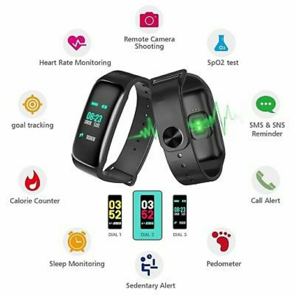 King of fitness smart watch tracker convenient